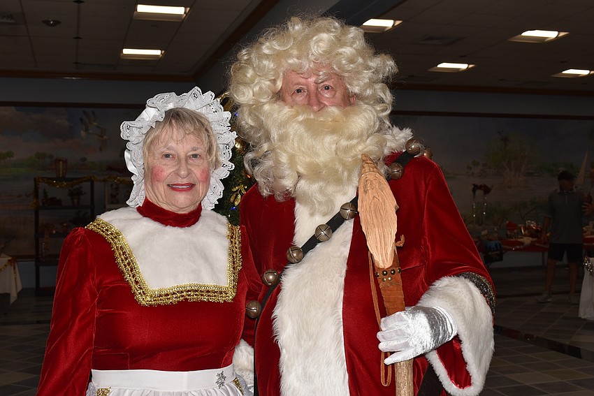 Mrs. and Mr. Santa Claus — er, Gayle and Chuck Sobieck