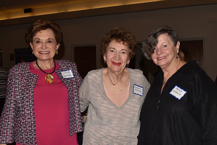 Joyce Cooper, Sharon Schreiber and Miriam Goldfarb