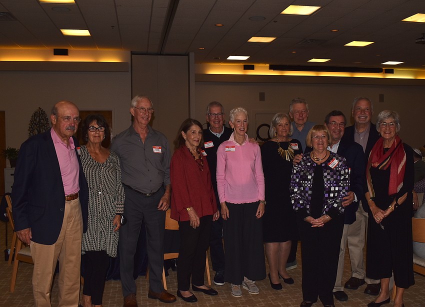 The temple welcomed 12 new members to the congregation, though there are more who weren't in attendance.