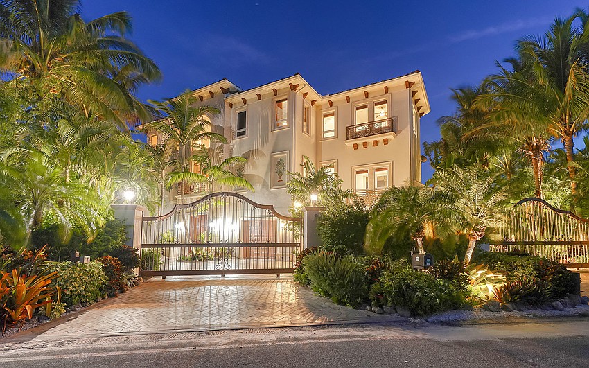 The 4, 712-square-foot home has four bedrooms,