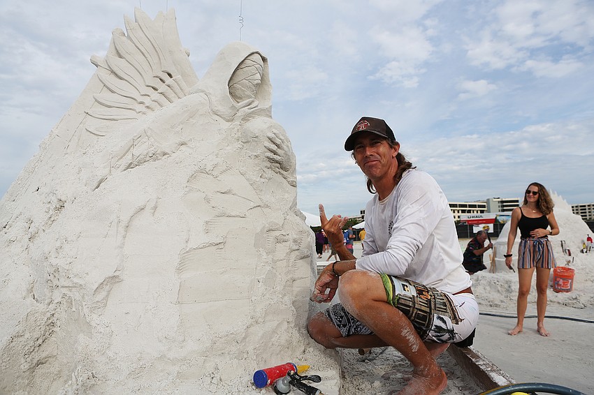 Chris Guinto won second in the solo race for his angel of death.