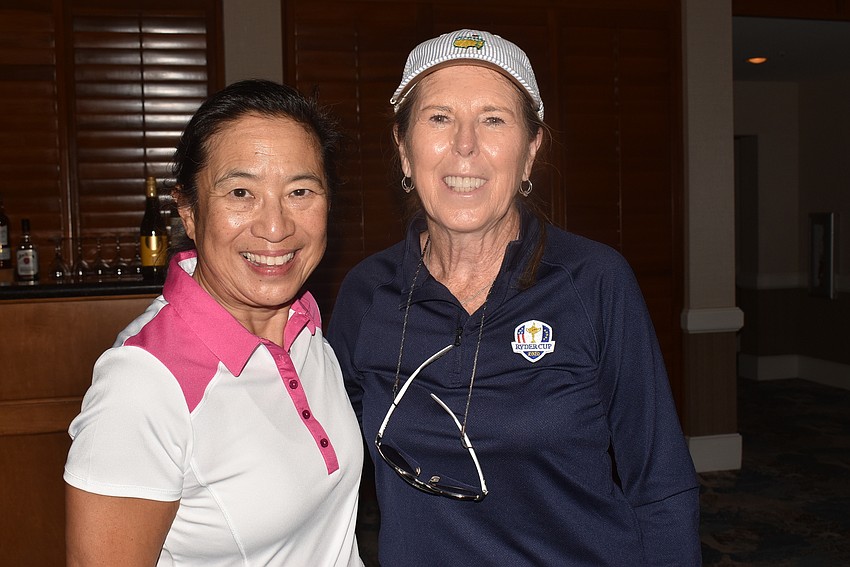 Gloria Hartman and Lyn Haycock