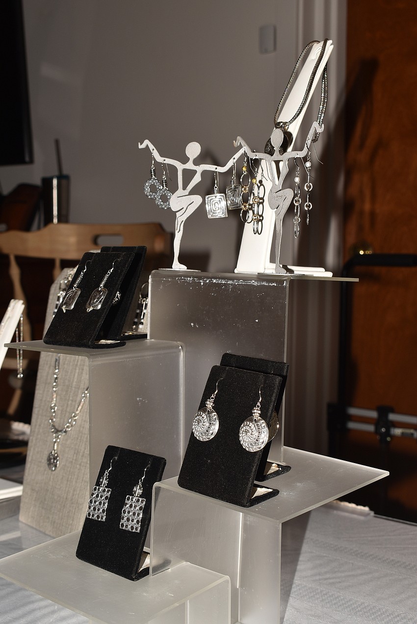 Ronetta Krause of Silver Moon Studio hosted a trunk show at the lunch.