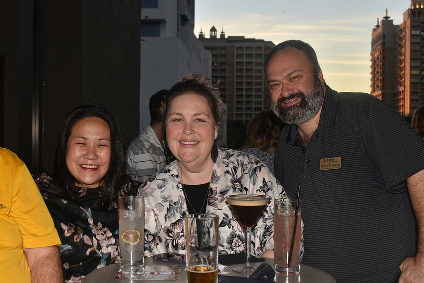 Cailyn Zaborowski, Dee Dee Mesghali and Ramin Mesghali