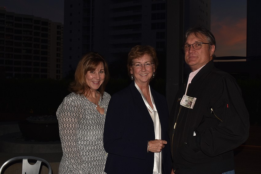 Colleen Chamberlain, Suzanne Hudson-Smith and Milt Boutrager