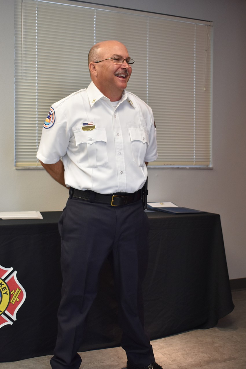 John Elwood became a training captain on Wednesday morning.