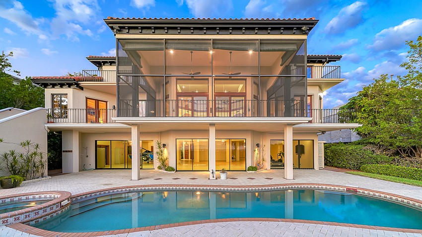 The home is built in three levels. (Courtesy Pix360)