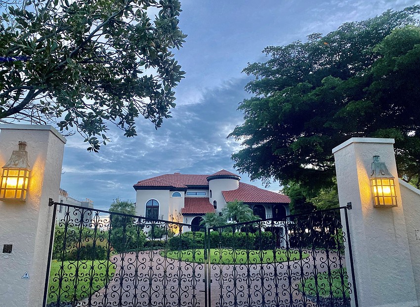 An iron gate overlooks Gulf of Mexico Drive. (Courtesy: Judy Kepecz-Hays)