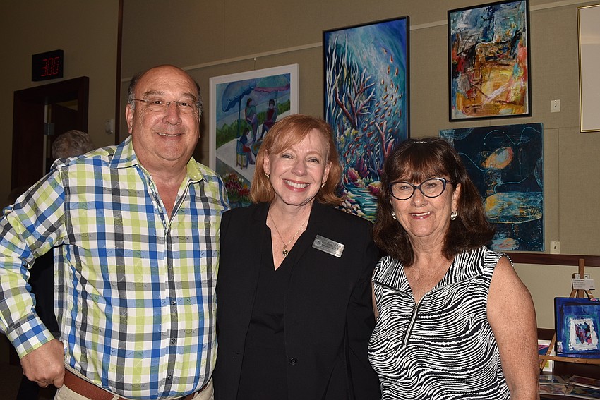 Paul Gold, Penny Gold and artist Pat Lundy