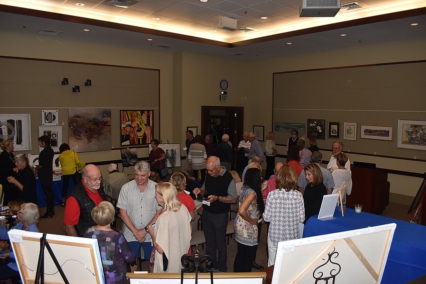 More than 80 people came to the reception.