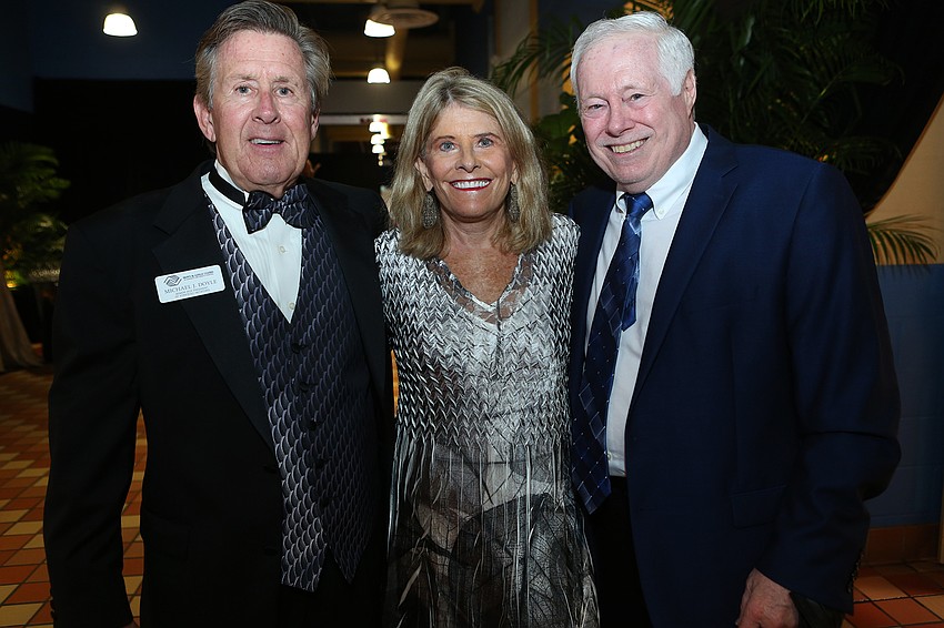 Michael and Lynn Doyle with Steve Black