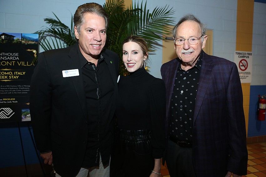 Neil and Katie McCurry with John Metz