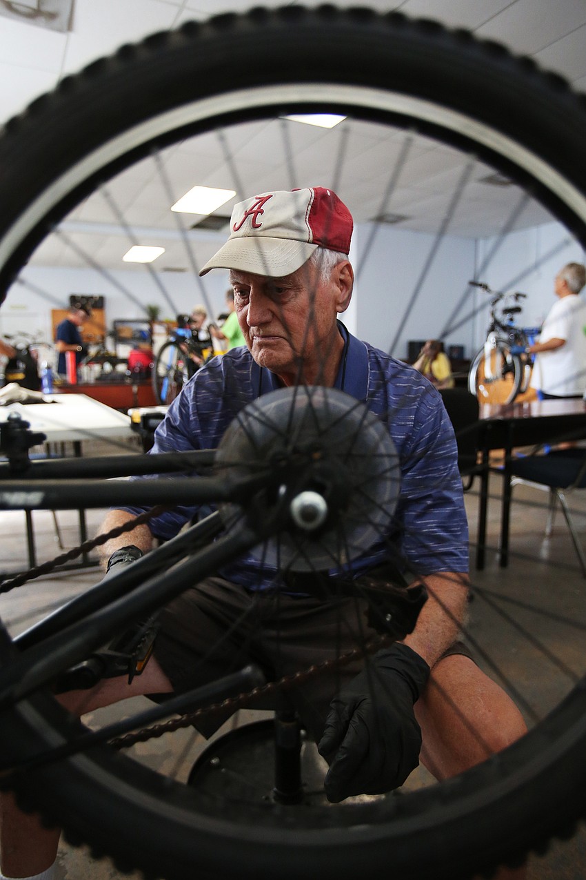 Doug Hogue worked on cars before retiring.