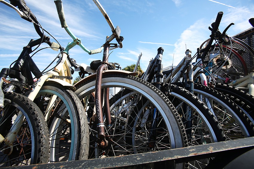 Some bikes have too much damage to be repaired.