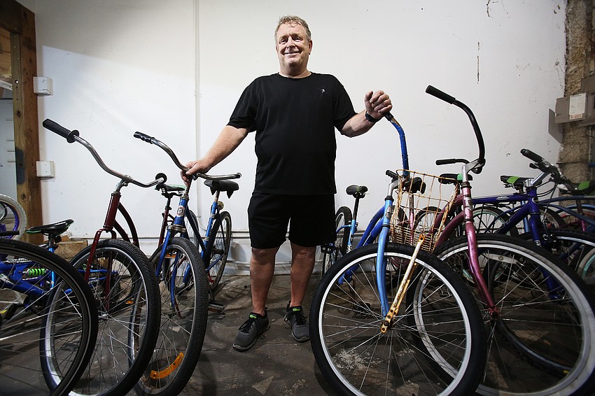 Tom Ott is proud of the number of bikes they've been able to deliver.