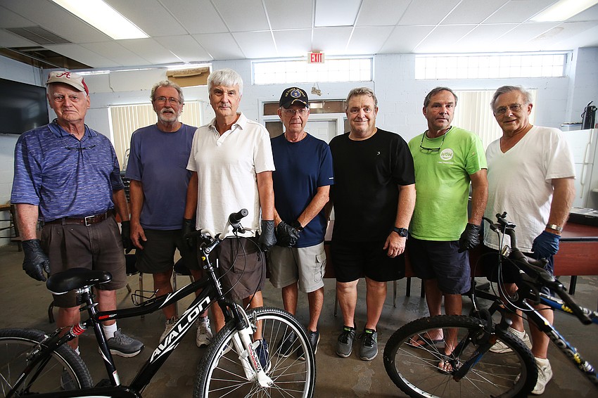 Doug Hogue, Larry Zimmerman, Mike Miller, Steve Johnson, Tom Ott, Dan Knotts and Kurt Feldmann