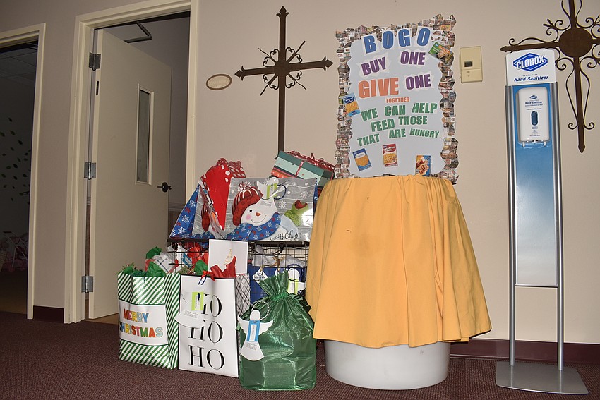Church members have already started bringing presents to donate.