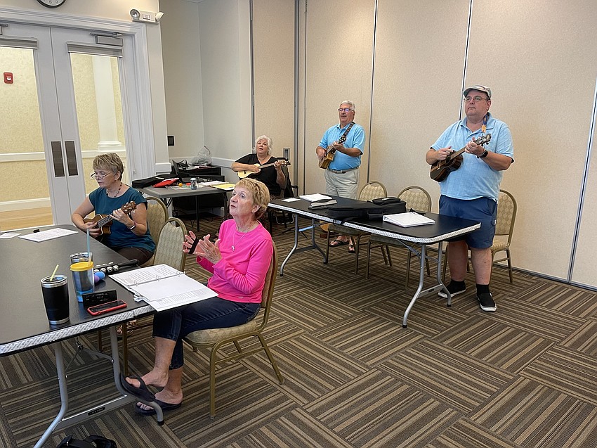 A group of local musicians were in perfect harmony during a Nov. 22 jam session at Lakewood Ranch Town Hall.