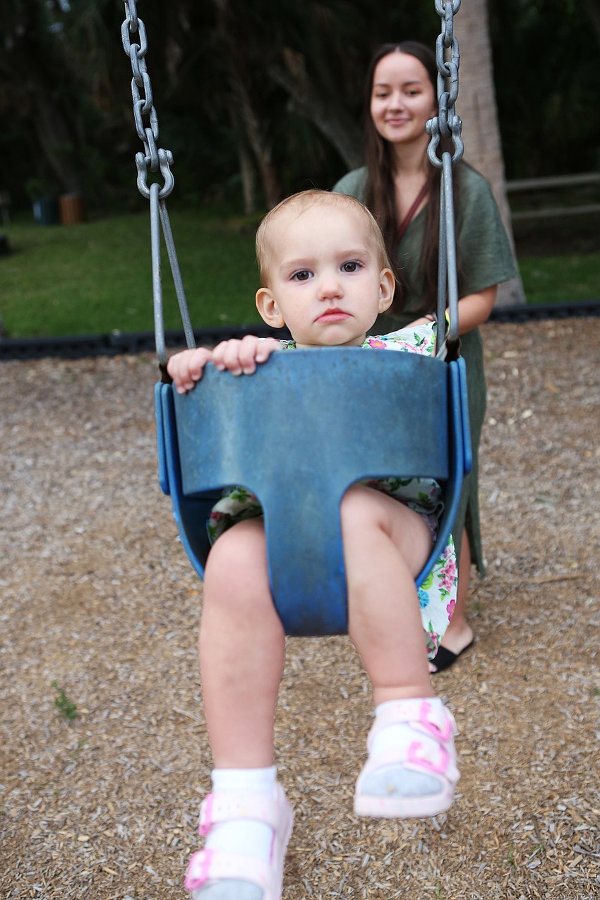 Diana Nadtochaiev pushes Aviva Beliayev