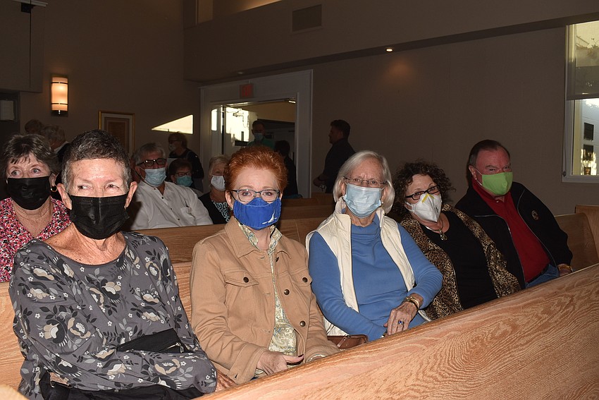 All Angels members Anne Roberts, Alison Jones, Daphne Walker, Linn Torres and Russ Callahan