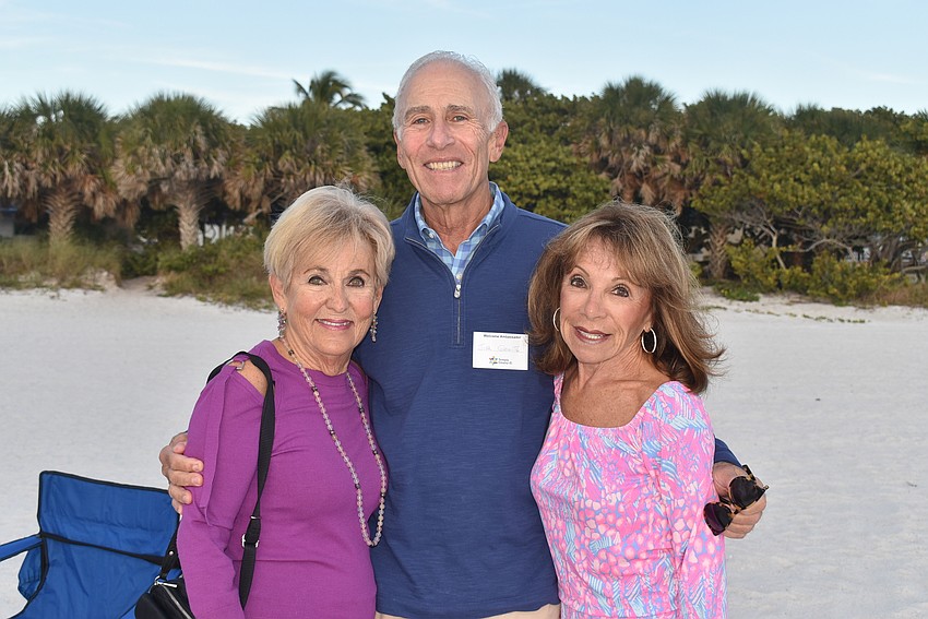 Longboat Key residents Bunny Skirboll, Jimmy Granite and Betsy Granite