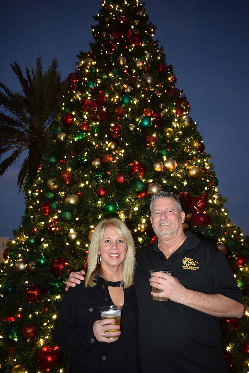 Darlene Lebuis said Joe Talerico couldn't wait to get to Music on Main after they arrived from their home in Utica, New York. They are visiting friends.