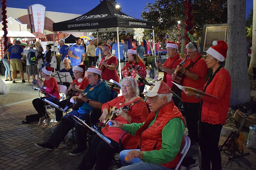 Both ends of Main Street at Lakewood Ranch were filled with live music during Music on Main.
