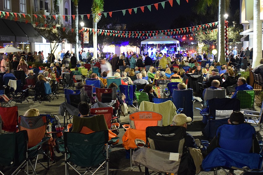 The crowd packs Lakewood Main for Music on Main.