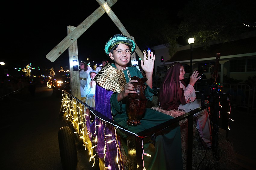 Michael Catalan dresses as a Wise Man with the Foundations Christian Montessori Academy.