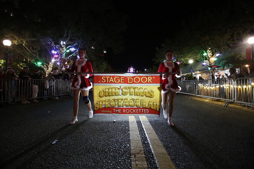 Stage Door Studios put on a Rockettes-style show.