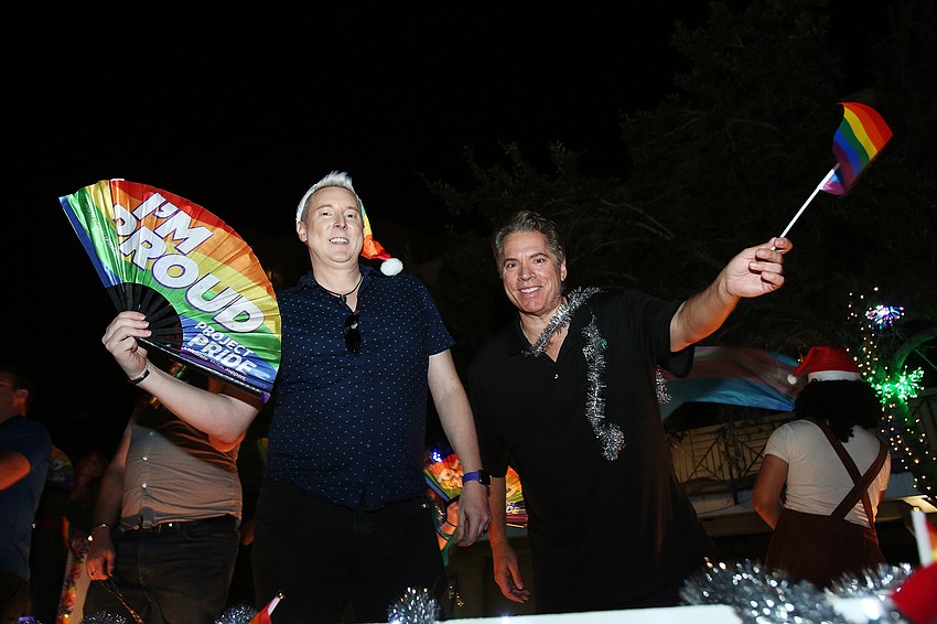 Stephen J. Martin-Bennet and Neil McCurry with Project PRIDE SRQ