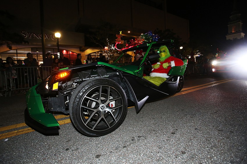 The Grinch gets his own ride.