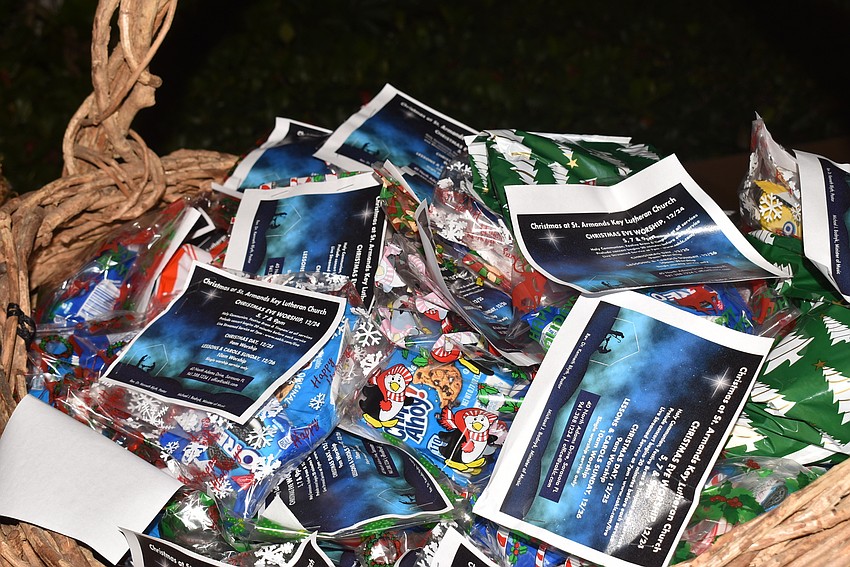 St. Armands Key Lutheran Church volunteers handed out goodies to passers-by.