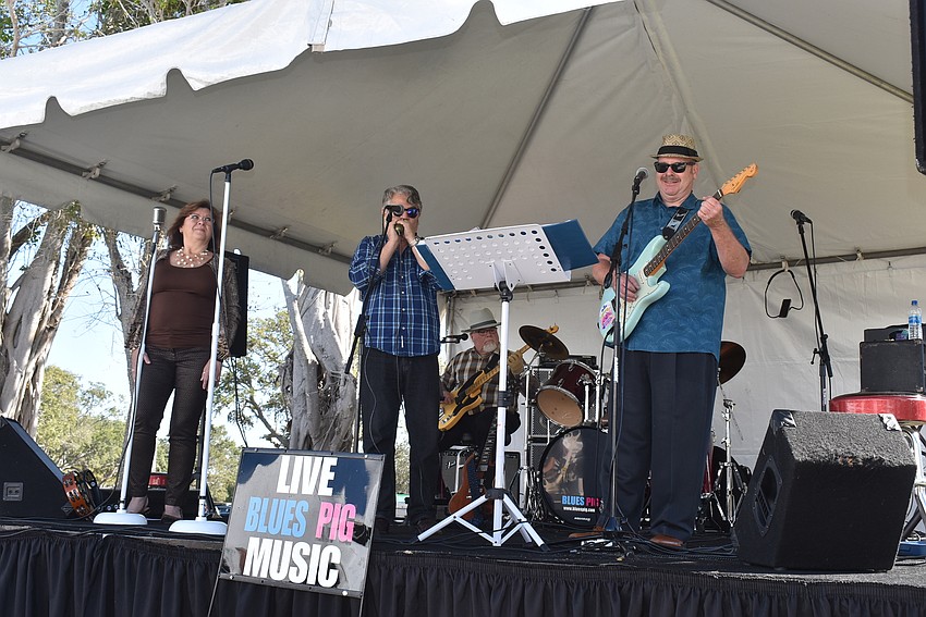 Blues Pig played the Lawn Party again.