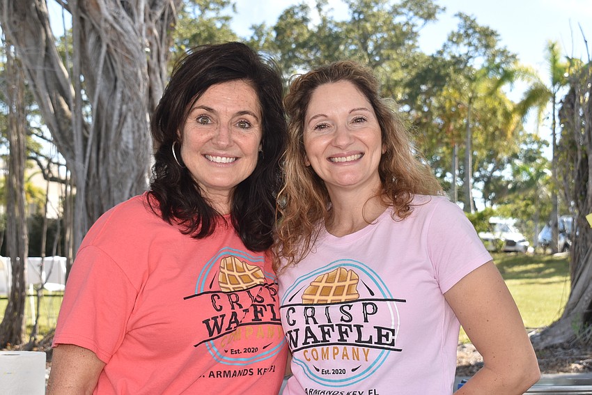 Colleen Moffett and Todi Garay from Crisp Waffle Company