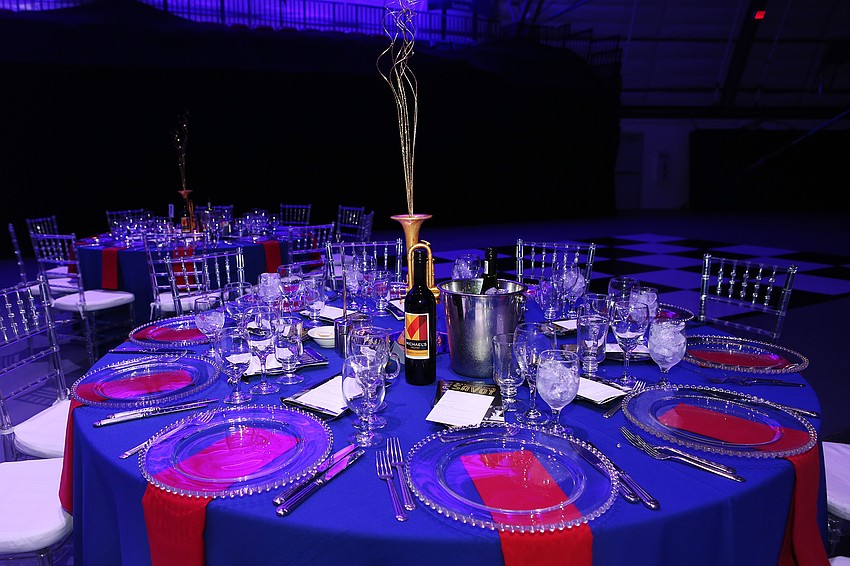 The night had a throwback theme.