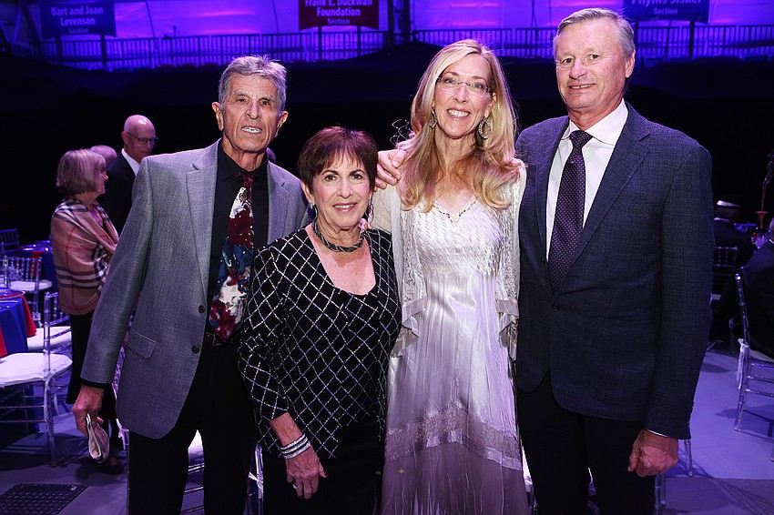 Frank and Josephine Nicolosi with Jan and Jeff Weissner