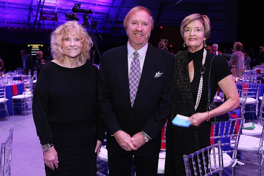 Pam and Jerry Brabant with Carol Beeler