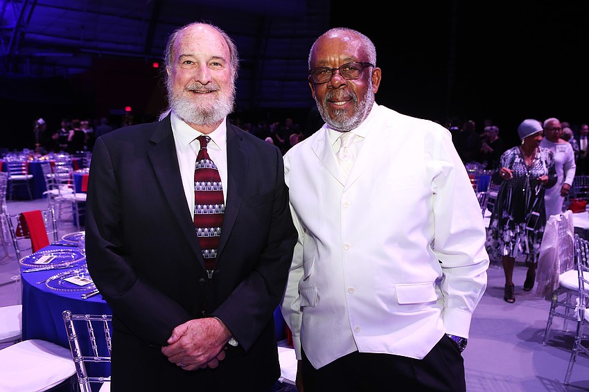 Michael Page with Dr. Donald Johnson