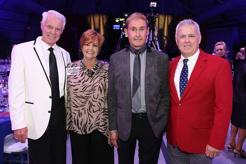 Clark West, Lynne Ross, Elliott Mitchell and Joel Howard