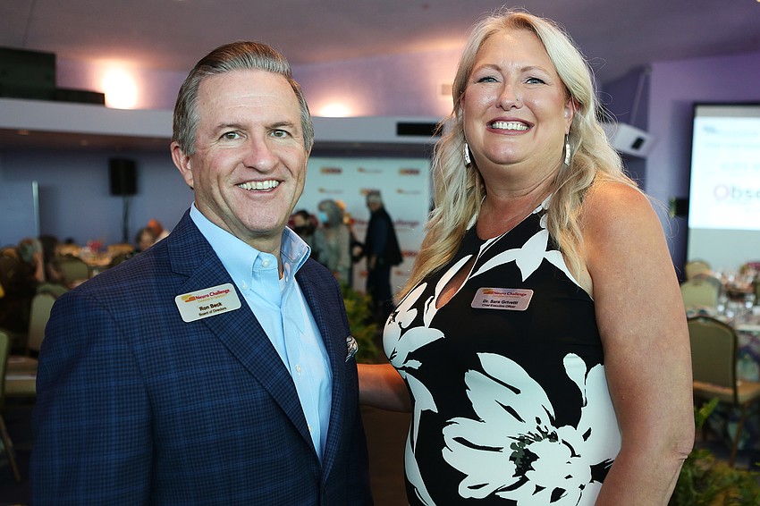 Ron Beck and CEO Dr. Sara Grivetti