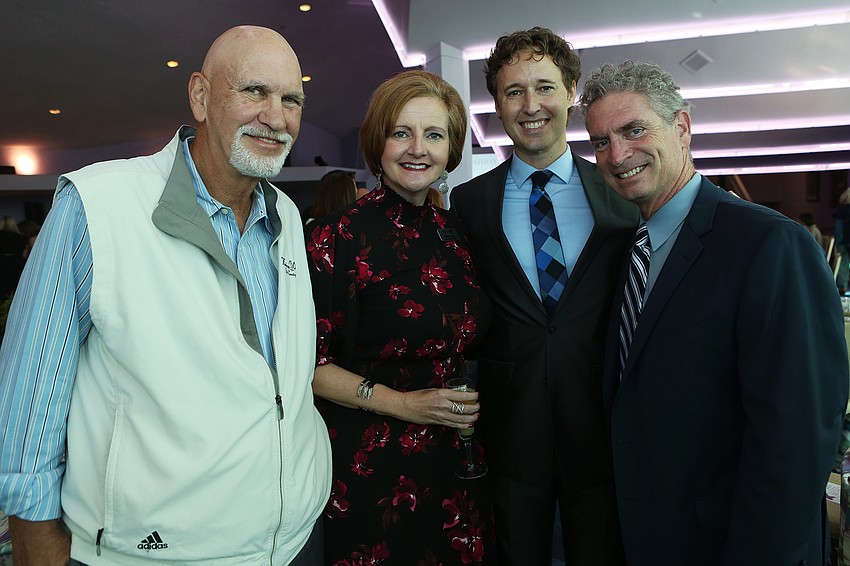 Mary Bisgeier, Robyn Faucy, Brad Bryan and Dr. Dean Sutherland