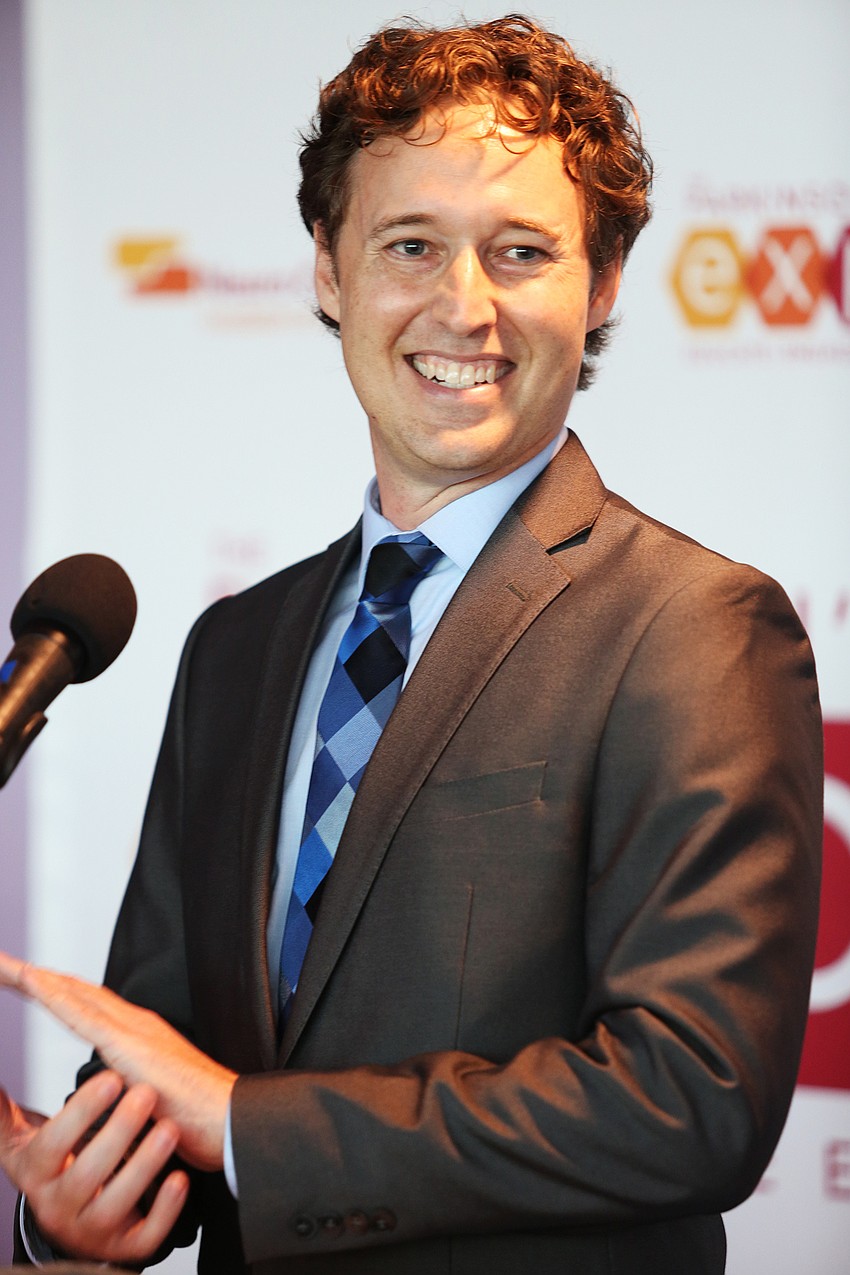 Brad Bryan welcomes the audience.