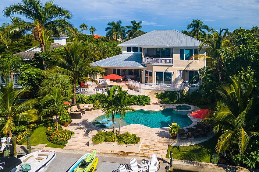 Built in 1997, the home at 880 Siesta Drive  has five bedrooms, five-and-a-half baths, a pool and 5,436 square feet of living area.