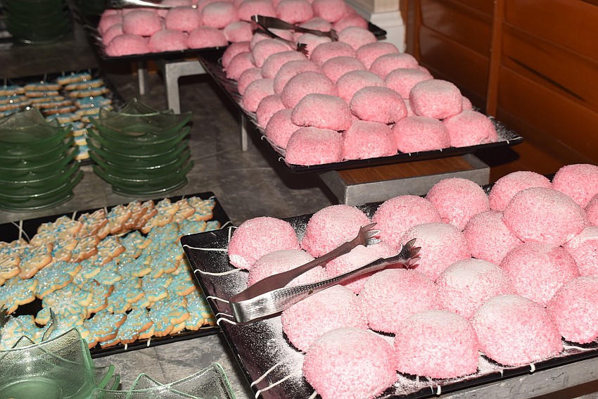 There were plenty of desserts to be had after lunch.