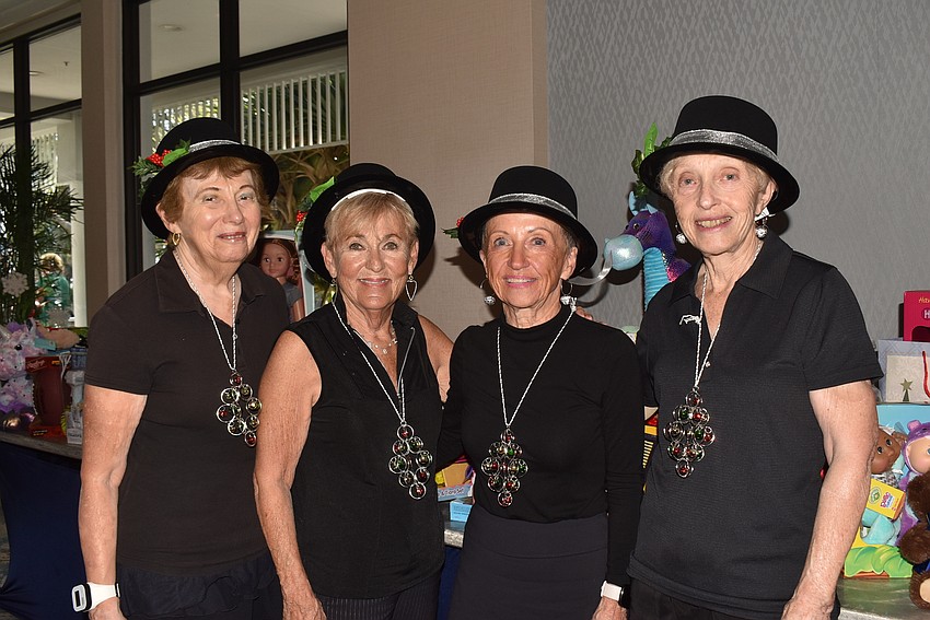 Hannah Weinberg, Bunny Skirboll, Gwen Watson and Anita Cohen