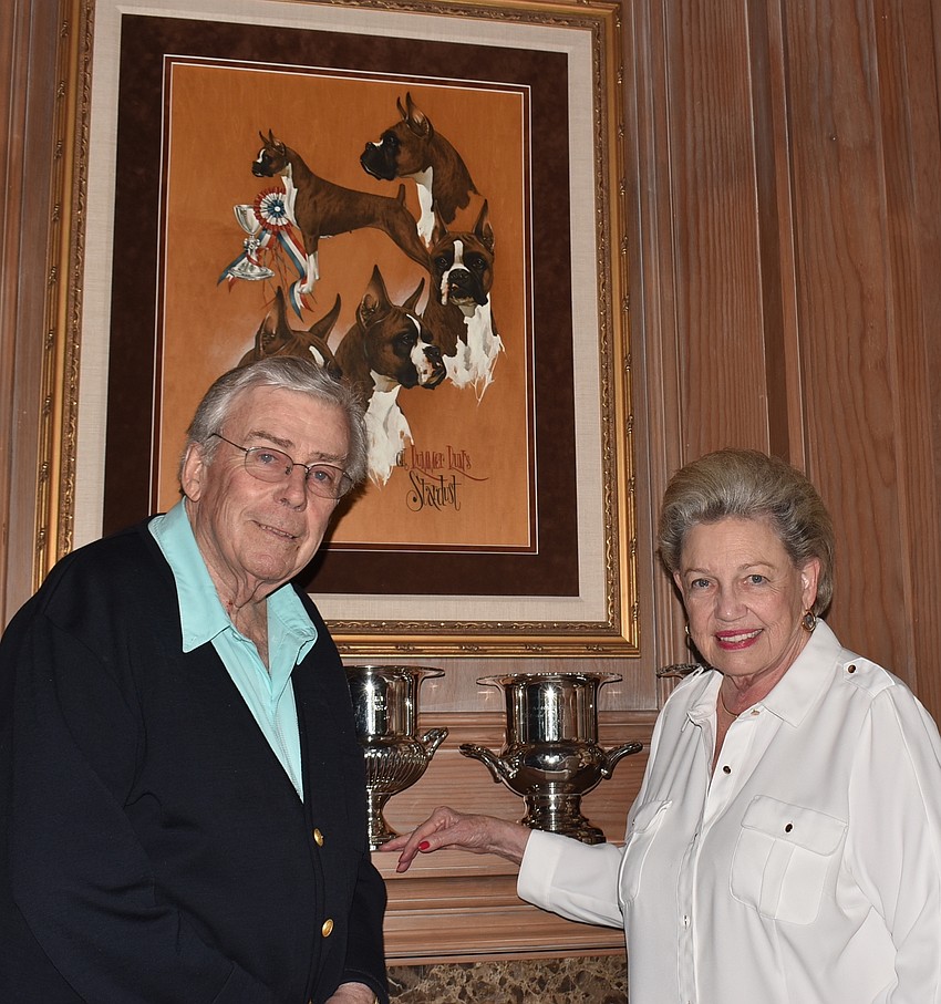 JUNE: Longboat Key residents Ann and Steve Anderson are his owners,