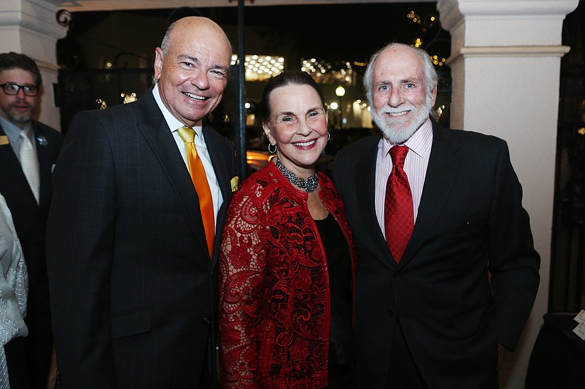 General Director Richard Russell with Deborah Kalb and Richard Johnson