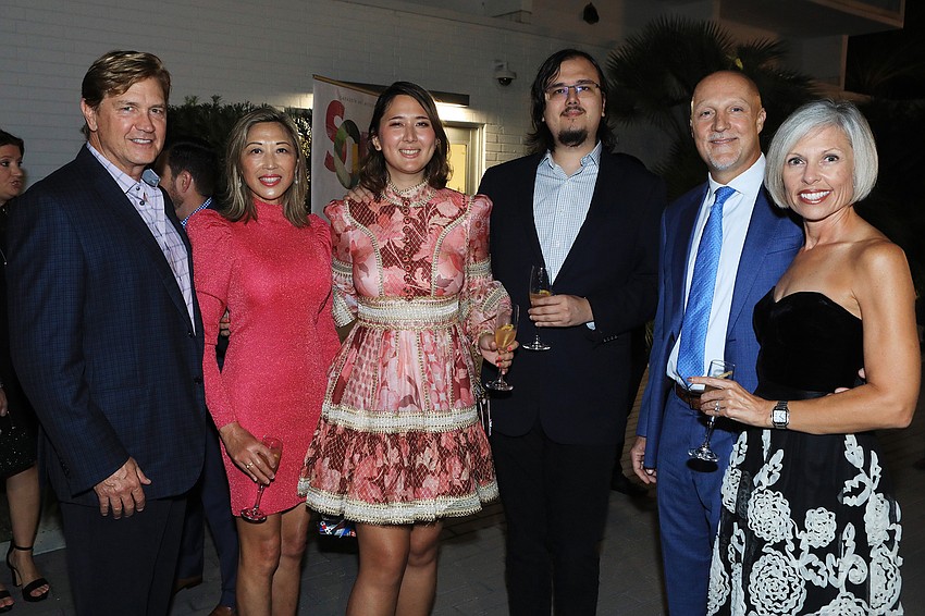 Brent Hamill, Ping Faulhaber, Mimi Falhauber, Devin Falhauber, Scott and Melissa Stevens