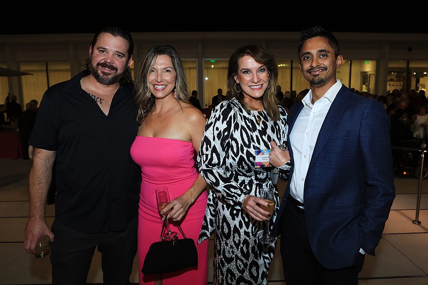 Kyle Flannery and Allison Kummery with Lauren Pritchard and Dipesh DeRay